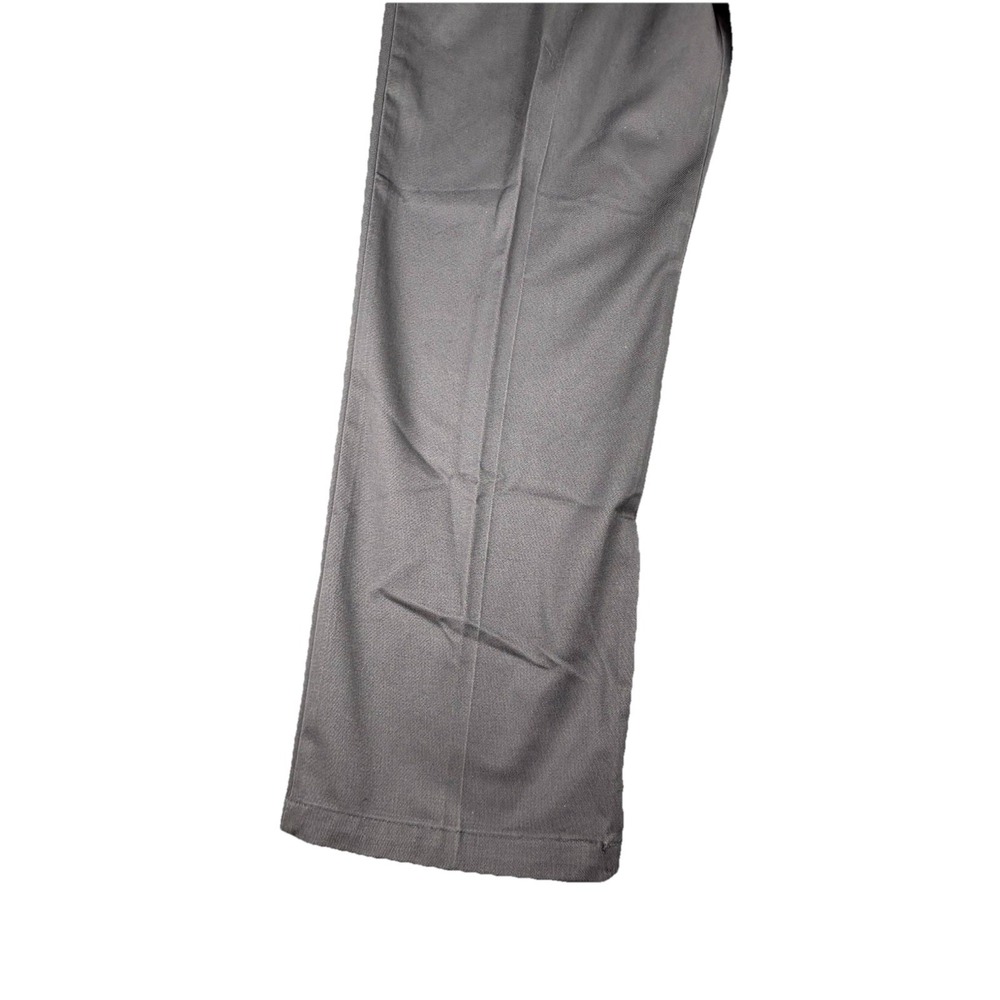 Wrangler Ultimate Khaki Pants Gray 36x30 Classic Fit Flat Front No Iron, NEW - Picture 2 of 9